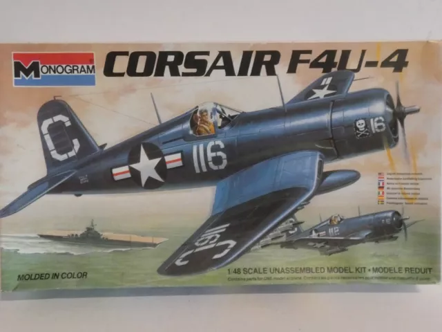 Maquette avion Corsair F4U-4 Monogram 1/48