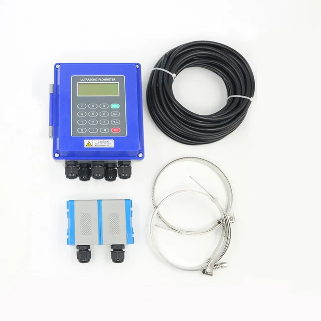 Spring Flower Meter ULTRASONIC LIQUID FLOW Meter Digital Flowermeter TS-2 DN15-100mm High ...