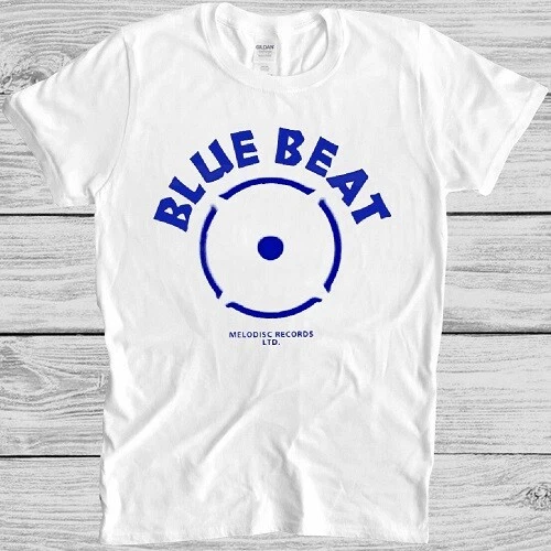 thumbnail image 2 of Blue Beat Records Retro T-Shirt – Ska, R&B, Dub, Vinyl – Prince Buster – 100% Cotton – V304 2 of 6