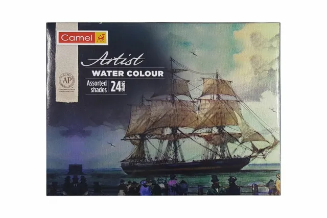 Camlin Kokuyo Artist 5ml Water Color Tube - 24 Shades (Multicolor) - free ship