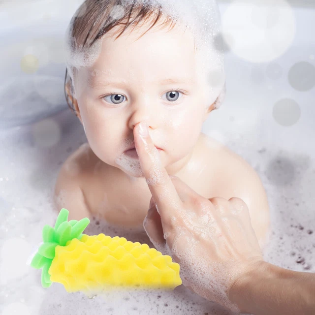 Scrub esfoliante bambini spugna bambino pouf spugna doccia loofah