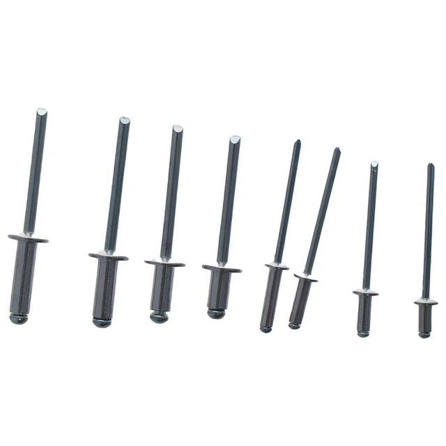 385pcs Aluminum Pop Rivets Dome Head Blind Pop Rivets  Furniture Car Aircraft