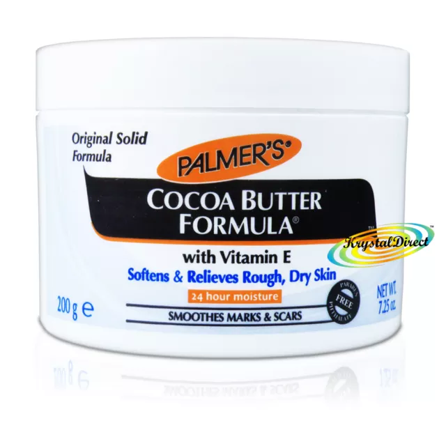 3x Palmers Kakaobutter Original feste Formel Creme Vitamin E 200g