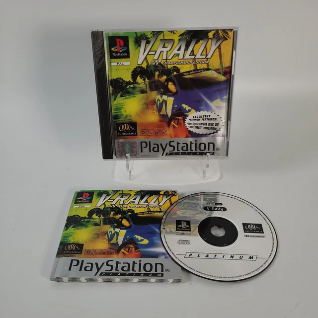 V-Rally V Rally Playstation PS1 Racing Video Game Manual PAL Platinum