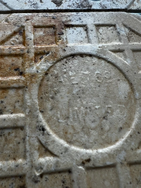 A. E. T. Co tile Lot of 4 antique (as is) 3