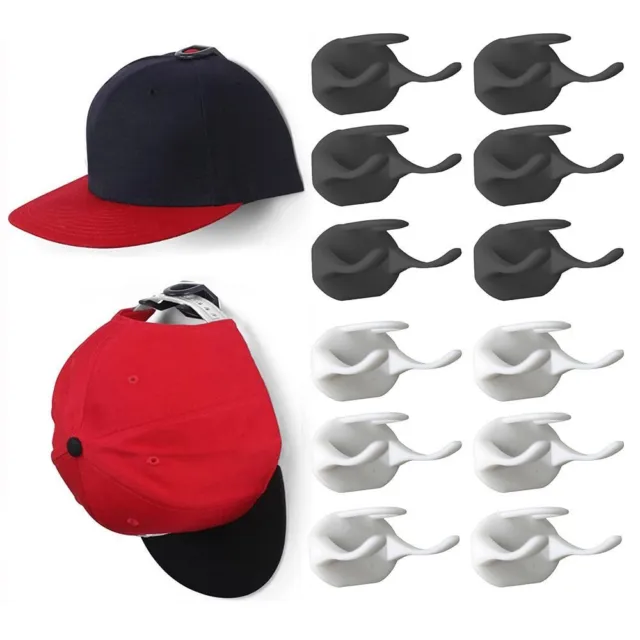 Storage Organizer Hat Hooks Baseball Cap Rack Hat Hook Hat Holder Self Adhesive