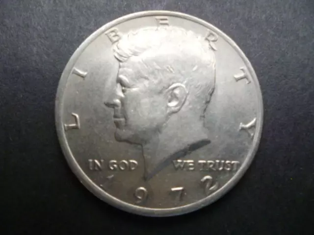 United States of America Kennedy Half Dollar coin 1972 good circulated condition