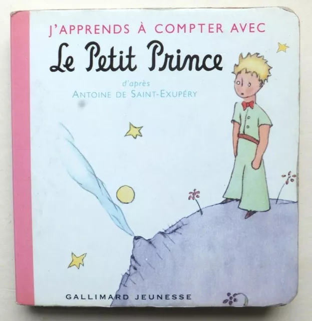 FRENCH BOARD BOOK *The Little Prince* 'J'apprends a compter' *VGC* Petit Prince