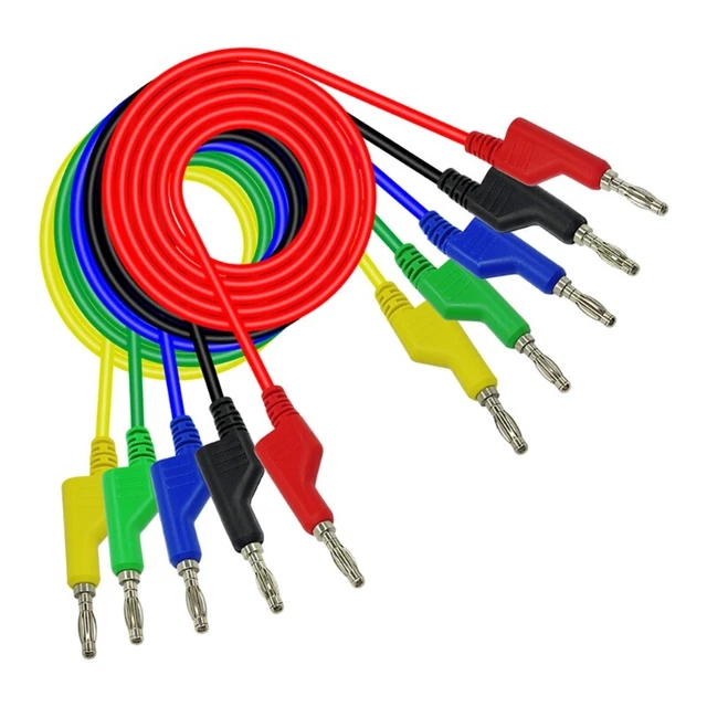 Safety Insulated Test Stackable Connector with Banana Jack Adapter forMultimeter
