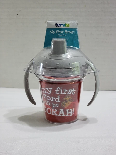 Tervis My First Sippy Cup 6 Oz Us Marine Corps *My First Word Will Be Oorah!*