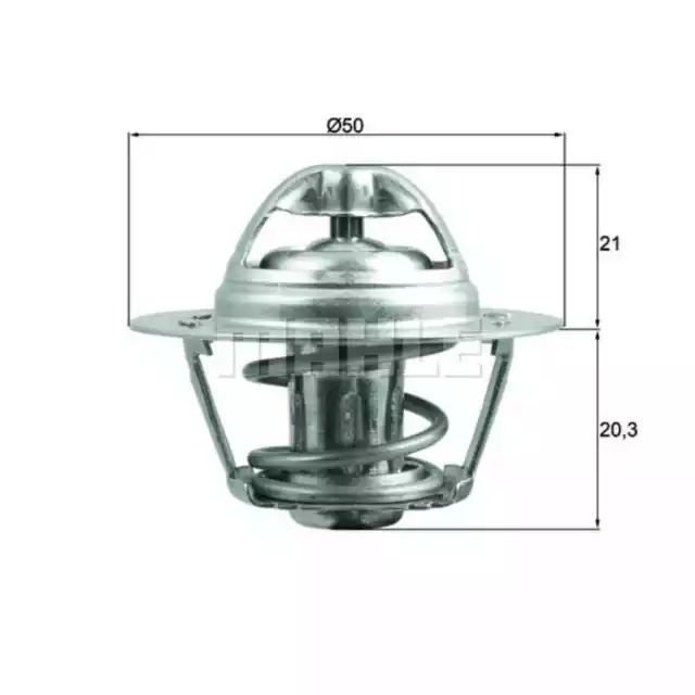 Thermostat Kühlmittel MAHLE TX 196 75D für Renault Clio III