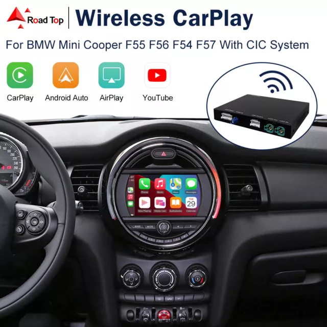 Wireless CarPlay Retrofit CIC Kit Fit for BMW 1-7 X1-X7 MINI Cooper F55 R55 R56