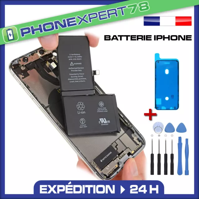 Batterie Neuve Compatible Iphone Se 6S 7 8 X Xr Xs Max 11 12 13 Pro Max + Joint