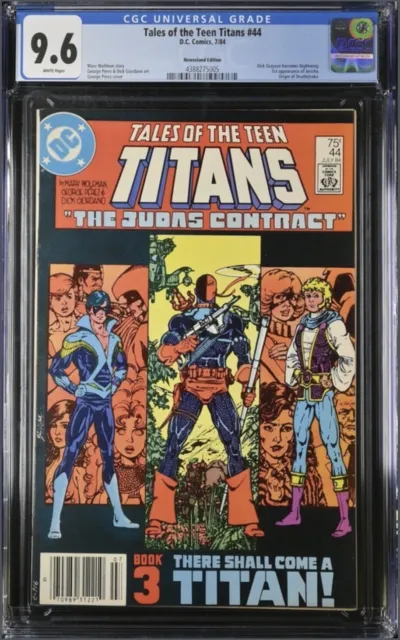 Tales of the Teen Titans #44 Newsstand Variant CGC 9.6 First 1st Nightwing