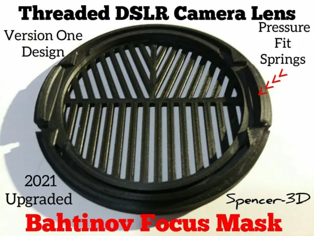 86mm Thread DSLR Camera Lens Bahtinov Focus Mask