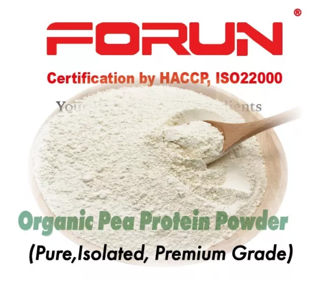 FORUN 100% Organic Pure Pea Protein Isolate Powder 1KG NET