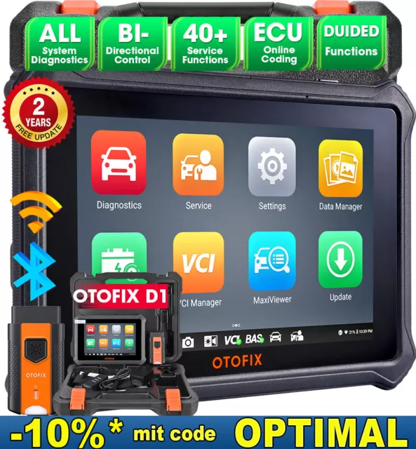 2024 OTOFIX D1 Profi AUTO KFZ OBD2 Diagnosegerät ALLE SYSTEM ECU Key Coding TPMS