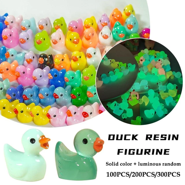 Barydat Mini Resin Ducks Bulk Yellow Tiny Duck Decoration For Hide And Seek Prank Cruises Party Mini Baby Miniature Garden Accessories Figures For Dollhouse Landscape Aquarium Decor Gift(2000 Pcs