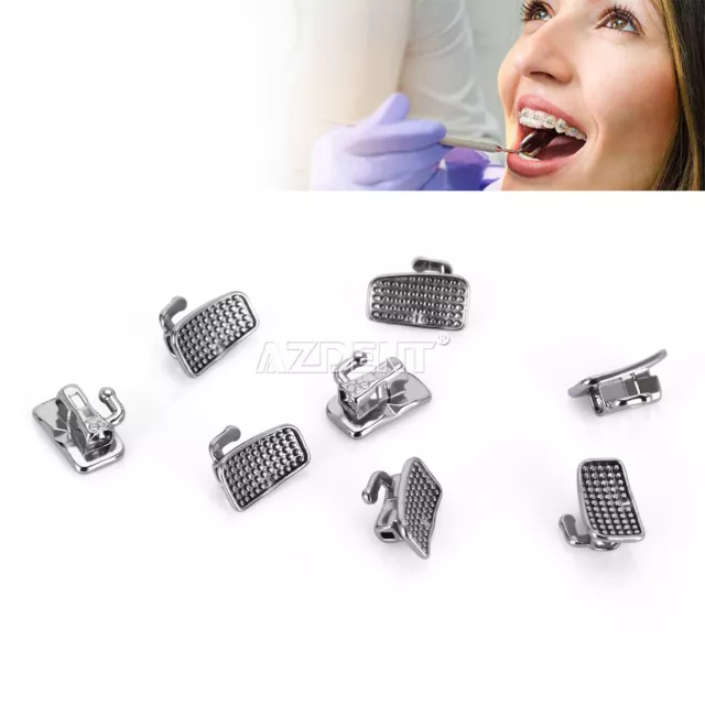50 juegos de tubos bucales adheribles de ortodoncia dental 1er molar MBT 0.022 3