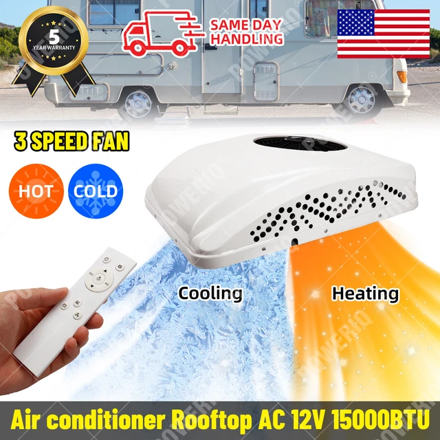 FIT MOTORHOME RV 12V RV air conditioner electric rooftop Heat & cool AC