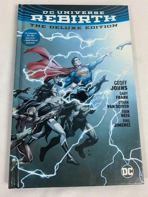 DC Universe Rebirth Deluxe Edition Geoff Johns Watchmen Batman Superman TPB HC