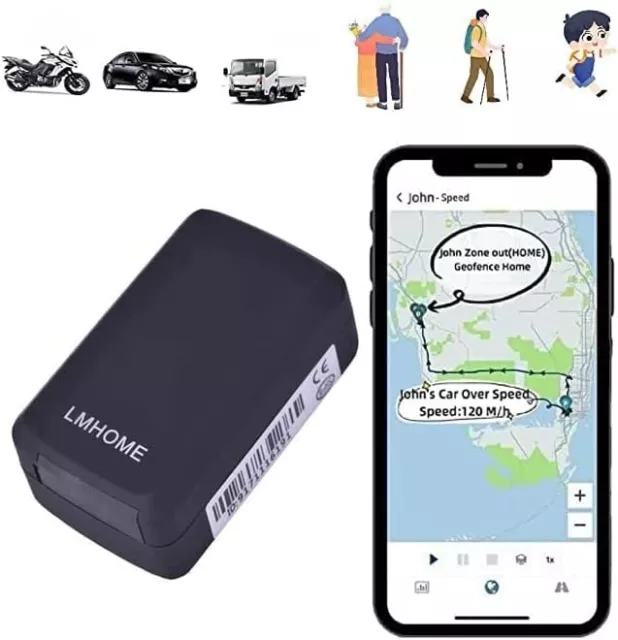 ZHENGTOM Mini GPS Tracker Echtzeit Spur Autos LKW VAN Anhänger weltweit BoxA