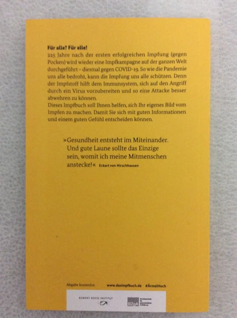Robert Koch Institut -  Das Impfbuch für alle - Dr. med. Eckart von Hirschhausen 3