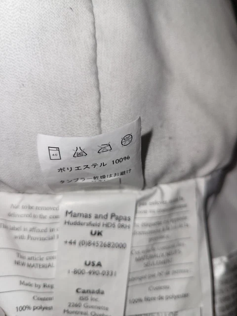 Mamas & Papas Sola & Urbo Carrycot spare replacement parts ** carrycot liner