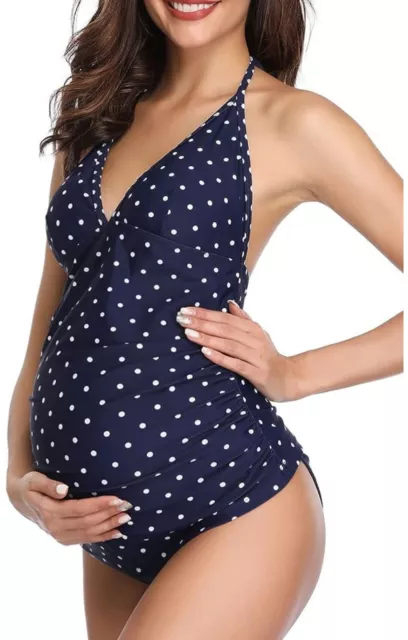 Maternity Tankini Two Pieces Swimming Costume Size 16-18