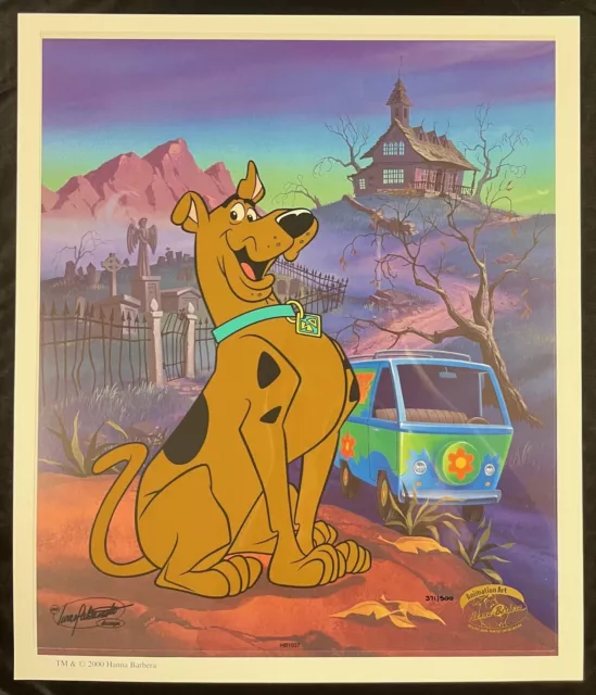 "Classic Scooby-Doo" Limited Edition Cel Iwao Takamoto Design Cartoon Animation