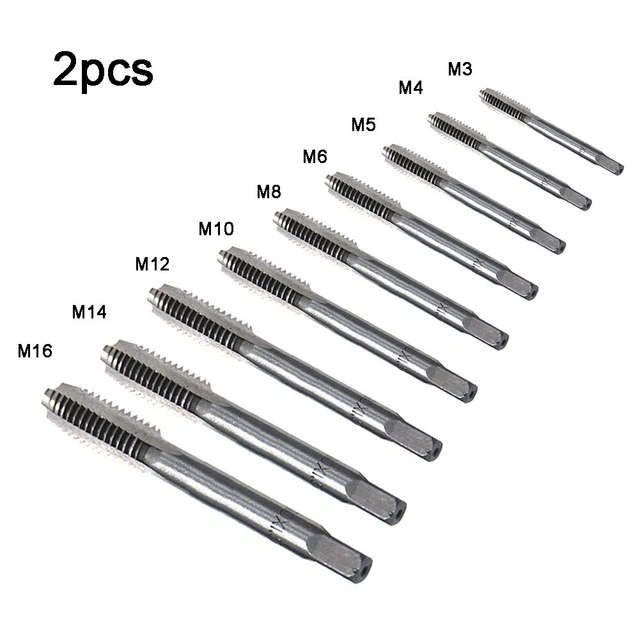 PROFESSIONAL GRADE M3M16 HSS Screw Tap Drill Bit Set with Upper Chip