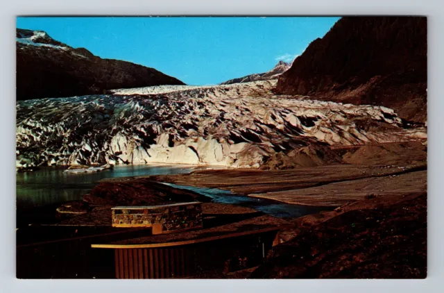Juneau AK-Alaska, Mendenhall Glacier, Antique, Vintage Postcard