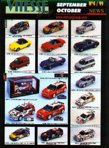 Katalog Vitesse Sept/Okto News Nr4 1999 Modellautos 1:43