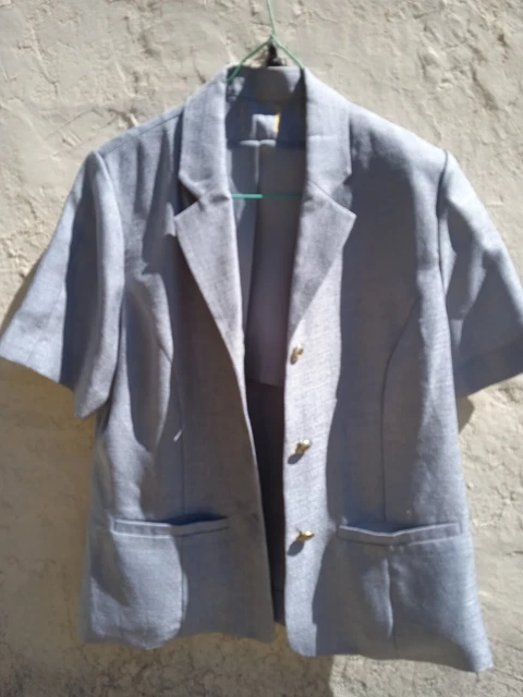 Superbe Blazer Tailleur Rouge Promod – Coupé Régulier, Tissu Souple Et Quali – Taille S (36)