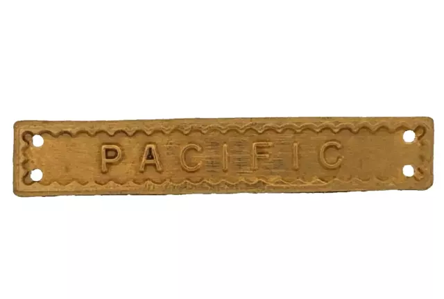 PACIFIC MEDAL BAR or CLASP in BRASS for British WWII Burma Star Medal.