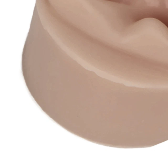 (Couleur De Peau Foncée)1 Paire Silicone Souple Modèle Flexible Partie Du