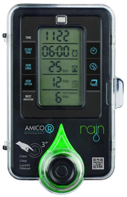 Rain programmatore centralina digitale usb 1 zona 2 zone irrigazione Amico R1 R2