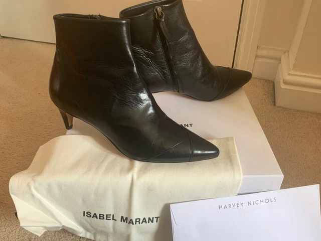 WOMENS BOOTS All Saints Aden Black Ankle Boots BNWB Size UK 7