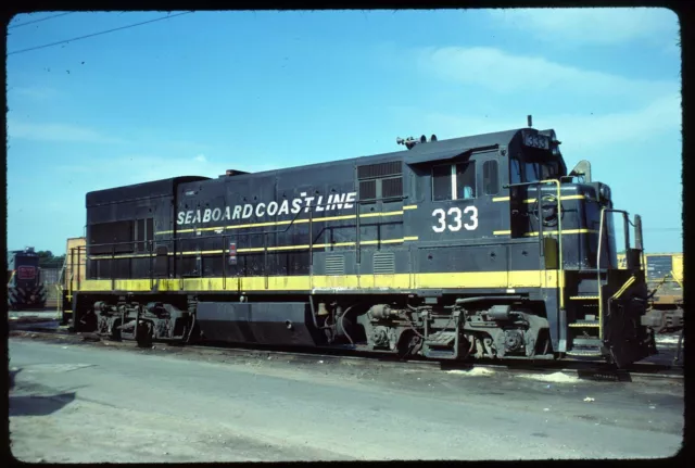 Original Rail Slide - SCL Seaboard Coast Line 333 Charleston SC 11-5-1978