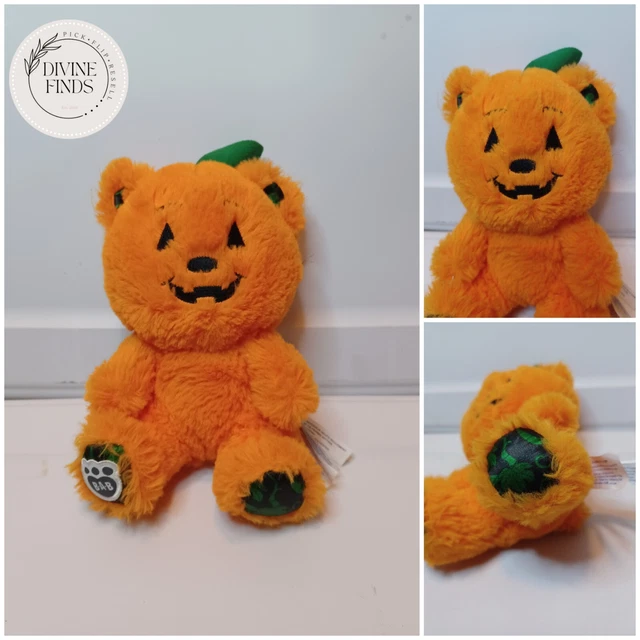 Build a Bear BAB Pumpkin Bear Buddy Small Fry Jack-O-Lantern 7" 2017 Orange Build a Bear BAB Pumpkin Bear Buddy Small Fry Jack-O-Lantern 7" 2017 Orange
