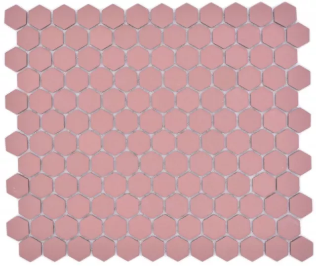 Cerámica Mosaico Hexágono Klinkerrot R10B Plato de Ducha Baldosa Azulejos Cocina