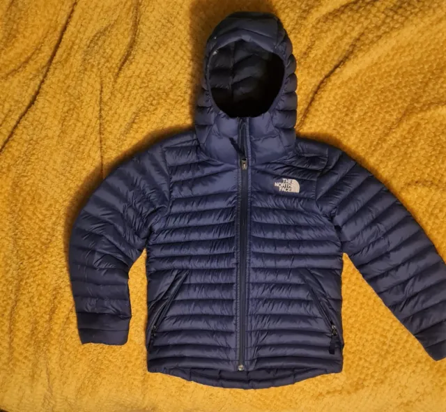 The North Face kids down jacket Size S/P Blue