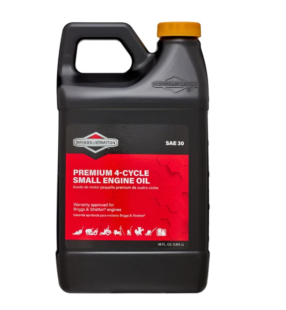 BRIGGS STRATTON 4CYCLE Small Engine Mower Tractor Oil SAE 30W 48 Oz