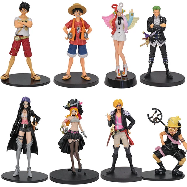 ONE PIECE RORONOA Zoro Luffy Vinsmoke Sanji PVC Figure Figures Model