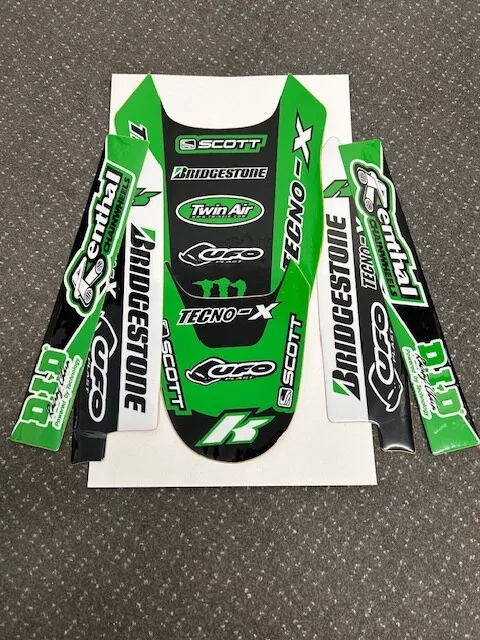 Tecno-X Universal Kawasaki KX-KXF  Decal-Stickers accessories kit