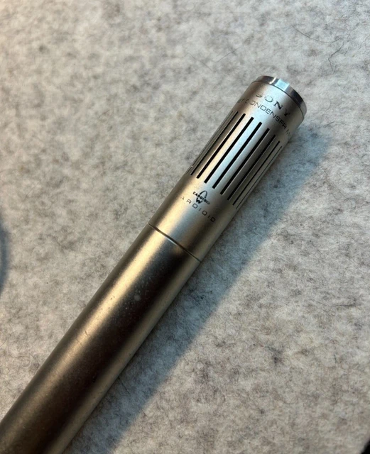 VINTAGE SONY ECM21 Electret Condenser Microphone NOT WORKING FOR PARTS