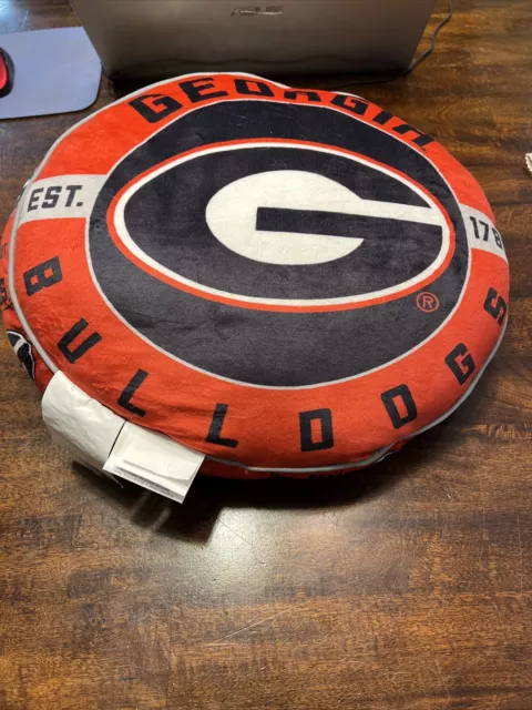 Georgia Bulldogs Cloud to Go Style Pillow [NEW] NCAA Travel Bed Bedding