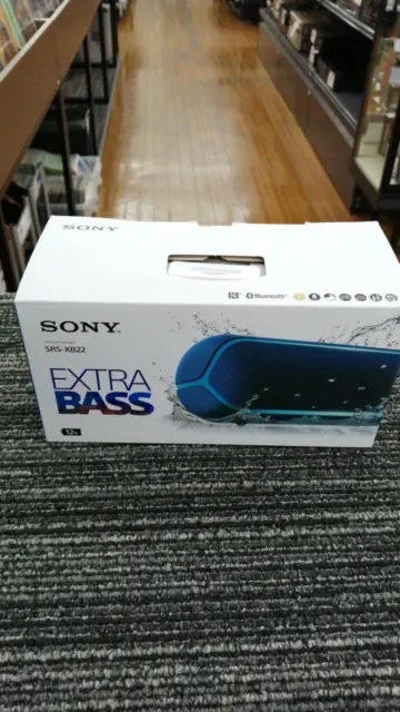 Sony SRS-XB22 Portable Waterproof Wireless Bluetooth Speaker with EXTRA BASS