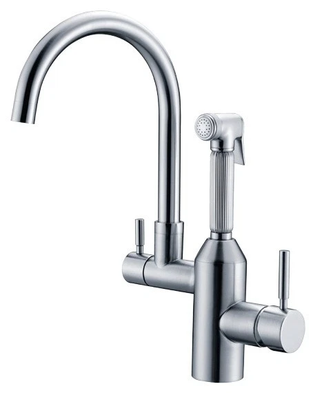 Mélangeur Nostalgie Rétro Levier unique Robinet Lavabo Bronze Sanlingo