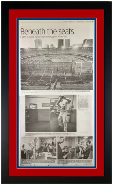 Busch Stadium Beneath The Seats Original Newspaper Framed October 2 2005